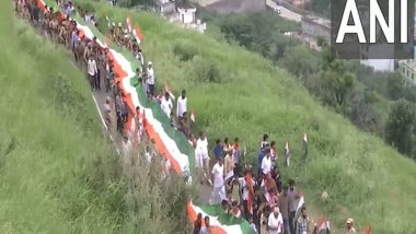 India News | Rajouri Hosts Tiranga Rally Featuring a 2-kilometre-long National Flag