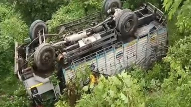 India News | Truck Plunges into Gorge in Shimla; No Loss of Life Reported