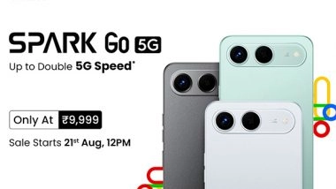 Business News | Biggest Battery, Lightest Build -- TECNO Spark Go 5G Brings 'Double Up' Power to Young India