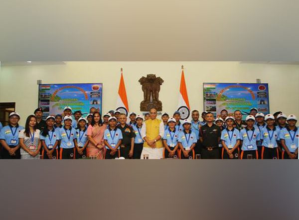 India News | Rajnath Singh Interacts with 30 Students from Tribal Communities of Andaman and Nicobar Islands