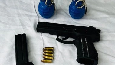 India News | Punjab Police Busts Babbar Khalsa International Terror Module; Two Held with Two Grenades, One Pistol