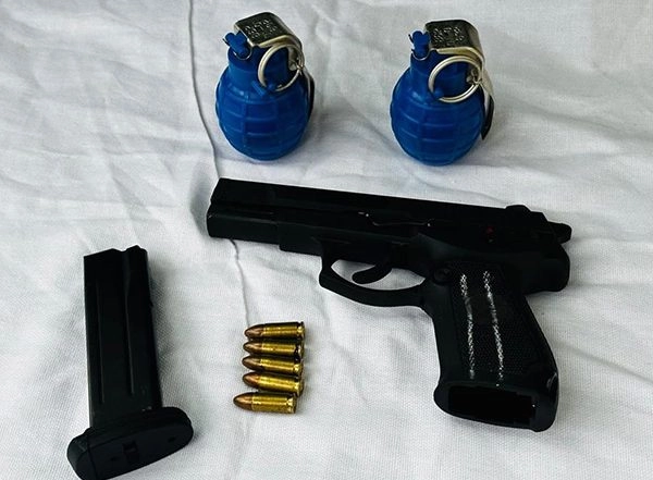 India News | Punjab Police Busts Babbar Khalsa International Terror Module; Two Held with Two Grenades, One Pistol