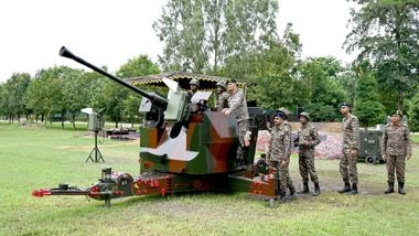 India News | Army Air Defence Chief Reviews Operational Readiness at Misa Camp, Bhalukmara in Assam