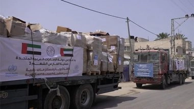 World News | Operation Chivalrous Knight 3 Delivers Medicines, Medical Supplies to Support Gaza's Health Sector