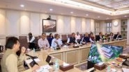 Business News | Piyush Goyal Meets Pharma Industry Leaders to Discuss R&D, Competitiveness Boost