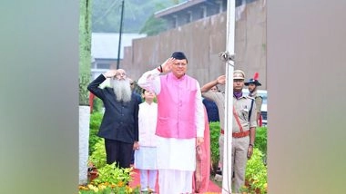 India News | Uttarakhand CM Dhami Hoists National Flag, Vows Rehabilitation for Dharali and Other Disaster-hit Areas