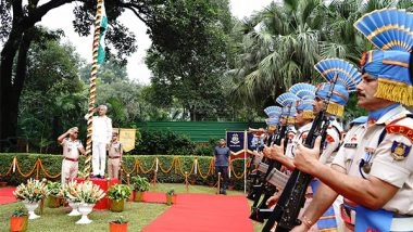 World News | EAM Jaishankar Hoists National Flag at His Residence on 79th Independence Day