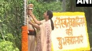 India News | Delhi CM Rekha Gupta, Along with Others, Hoists Tricolour on the Occasion of 79th Independence Day