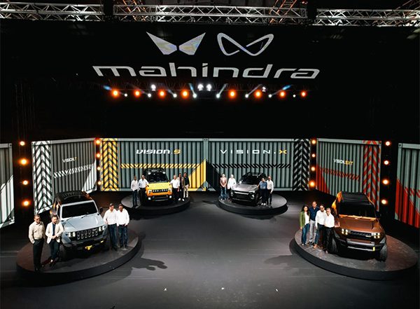 Business News | Mahindra Unveils Global Vision 2027: Showcases Four SUV Design Concepts