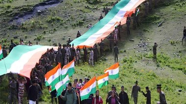India News | Indian Army, ITBP, Locals Unite for Historic 'Tiranga March' at 14,000 Ft in Arunachal Pradesh's Tawang