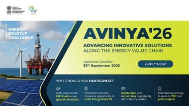 Business News | Avinya'26: Third Edition of Energy Startup Challenge Announced