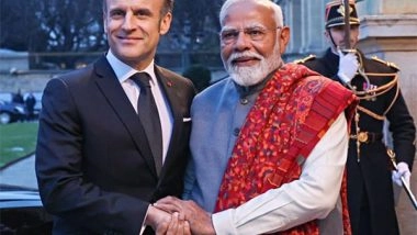 World News | PM Modi Expresses Gratitude to French President Macron on Independence Day Wishes