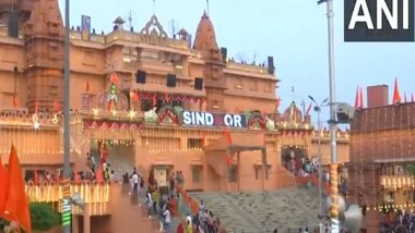 India News | Honouring Bravery: Mathura's Krishna Janambhoomi Temple Displays 'Operation Sindoor' Board