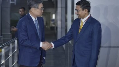 World News | South Korean Foreign Minister Arrives in India on Maiden Visit