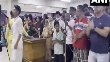 World News | Bangladesh: Devotees Throng ISKCON Temple in Dhaka to Celebrate Janmashtami