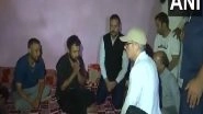 India News | J-K CM Omar Abdullah Meets Flash-flood Affected Families in Kishtwar