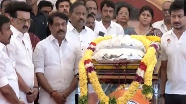 India News | TN CM MK Stalin Pays Last Respect to Nagaland Governor La Ganesan