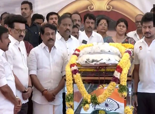 India News | TN CM MK Stalin Pays Last Respect to Nagaland Governor La Ganesan