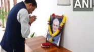 India News | Uttarakhand CM Dhami Pays Floral Tribute to Former PM Atal Bihari Vajpayee