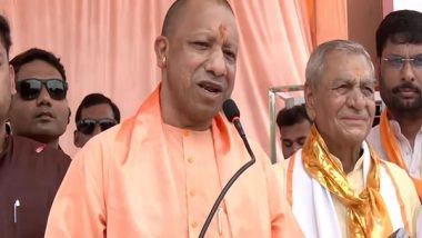 India News | Mathura: CM Yogi Extends Janmashtami Greetings, Bats for Protection of Sanatan Dharma