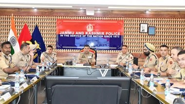 India News | J-K: IGP Kashmir Chairs Crime and Security Review Meeting at PCR Kashmir
