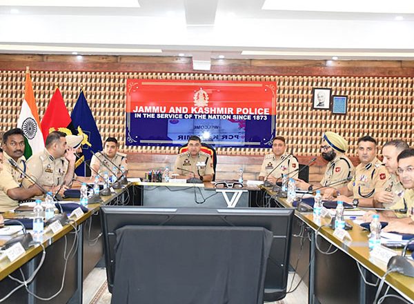 India News | J-K: IGP Kashmir Chairs Crime and Security Review Meeting at PCR Kashmir
