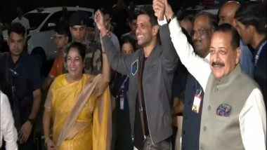 World News | Astronaut Shubhanshu Shukla Arrives in Delhi