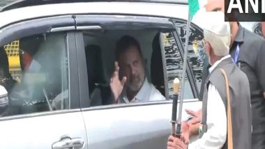 India News | Rahul Gandhi Leaves for Bihar to Launch Congress' 'Voter Adhikar Yatra' from Sasaram