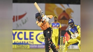 Sports News | Hubli Tigers Ride on Prakhar Chaturvedi's Fireworks to Down Mysore Warriors by Seven Wickets
