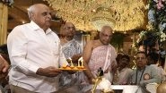 India News | Gujarat CM Bhupendra Patel Participates in Janmashtami Celebrations at ISKCON Temple