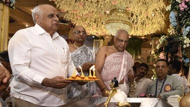 India News | Gujarat CM Bhupendra Patel Participates in Janmashtami Celebrations at ISKCON Temple