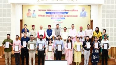 India News | Uttarakhand CM Dhami Distributes Appointment Letters to 220 Newly Appointed Medical Officers