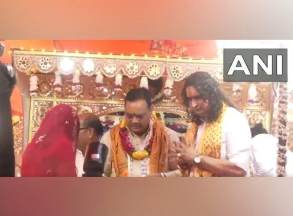 India News | Rajasthan: CM Bhajanlal Sharma Offers Prayers at Govind Dev Ji Temple in Jaipur