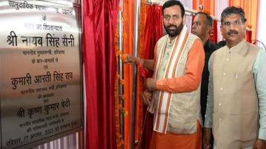 India News | Haryana CM Saini Inaugurates, Lays Foundation of 19 Projects Worth over Rs 206 Crore in Narwana