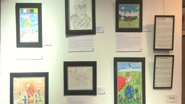 World News | 90 Tibetan Children's Paintings Displayed in Dharamshala Restaurants to Celebrate Dalai Lama's 90th Birthday