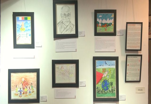 World News | 90 Tibetan Children's Paintings Displayed in Dharamshala Restaurants to Celebrate Dalai Lama's 90th Birthday