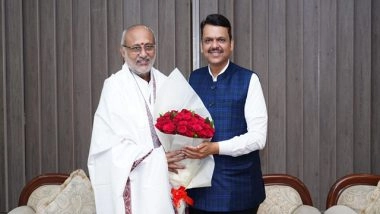 India News | Maharashtra CM Fadnavis, Dy CM Shinde Congratulate Governor CP Radhakrishnan on NDA's VP Nomination