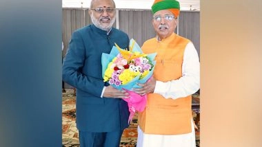 India News | Union Minister Arjun Ram Meghwal Congratulates CP Radhakrishnan for NDA's VP Nomination