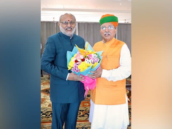 India News | Union Minister Arjun Ram Meghwal Congratulates CP Radhakrishnan for NDA's VP Nomination