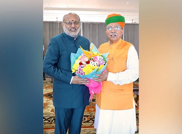 India News | Union Minister Arjun Ram Meghwal Congratulates CP Radhakrishnan for NDA's VP Nomination