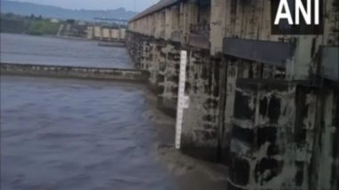 India News | Haryana: All 18 Gates of Hathinikund Barrage Open Amid Rising Water Level in Yamuna