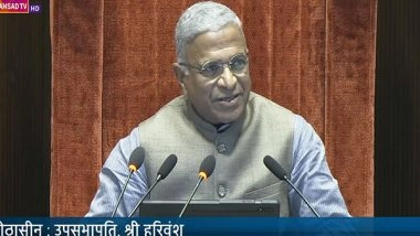 India News | Rajya Sabha Adjourned Till 2 PM Amid Sloganeering by Opposition MPs