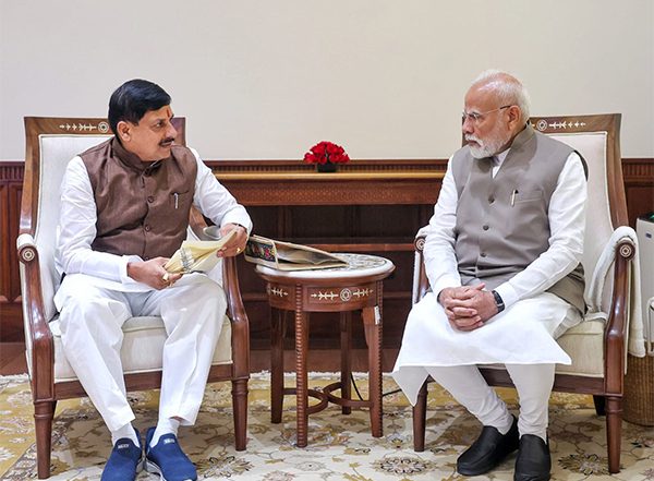 India News | Delhi: Madhya Pradesh CM Mohan Yadav Calls on PM Modi, Invites Him to Visit State