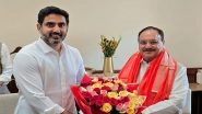 India News | Nara Lokesh Meets BJP President JP Nadda; Urges Immediate Resolution of Urea Shortage