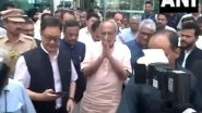 India News | NDA's VP Candidate CP Radhakrishnan Arrives in Delhi, Greeted by Union Ministers and Delhi CM
