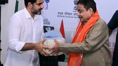 India News | Nara Lokesh Meets Union Minister Nitin Gadkari, Seeks Fast-track Nod for Kuppam-Bengaluru-Chennai Corridor