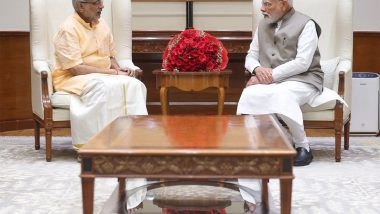 India News | PM Modi Meets NDA VP Candidate CP Radhakrishnan in Delhi