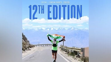 Sports News | Ladakh Marathon Returns for 12th Edition, Reaches New Peak with Record-breaking Participation