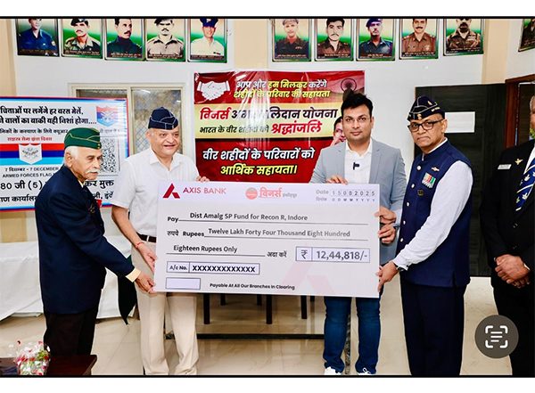 Business News | Winners Institute Donates ₹12.44 Lakh to Support Families of Martyrs on Independence Day