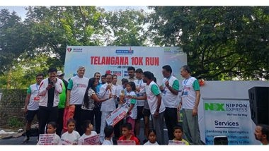 Business News | Running for Lives: Telangana 10K Run 2025, the Cause of Organ Donation